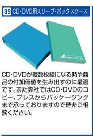 CD・DVD用スリープ・ボックスケース